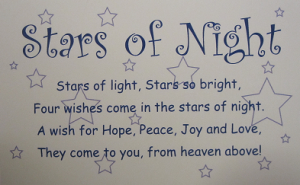 Stars of Night card